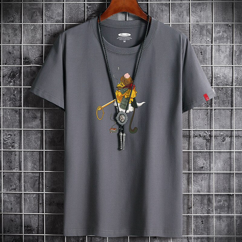 Fashion Summer for Men Clothing Anime T Shirt White Oversized Graphic Vintage T-shirt Tshirt Harajuku Manga Anime O-Neck