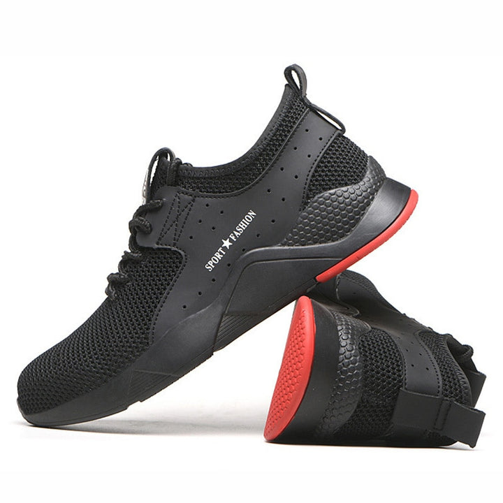 Men Boots Steel Toe Work Safety Boot Anti smashing Puncture Safety Shoes For Casual Sneaker Men Shoes Army Boots Work Shoes