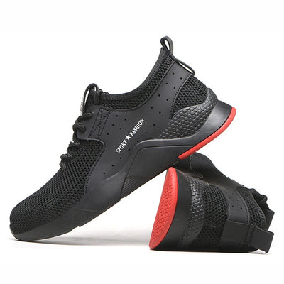 Men Boots Steel Toe Work Safety Boot Anti smashing Puncture Safety Shoes For Casual Sneaker Men Shoes Army Boots Work Shoes