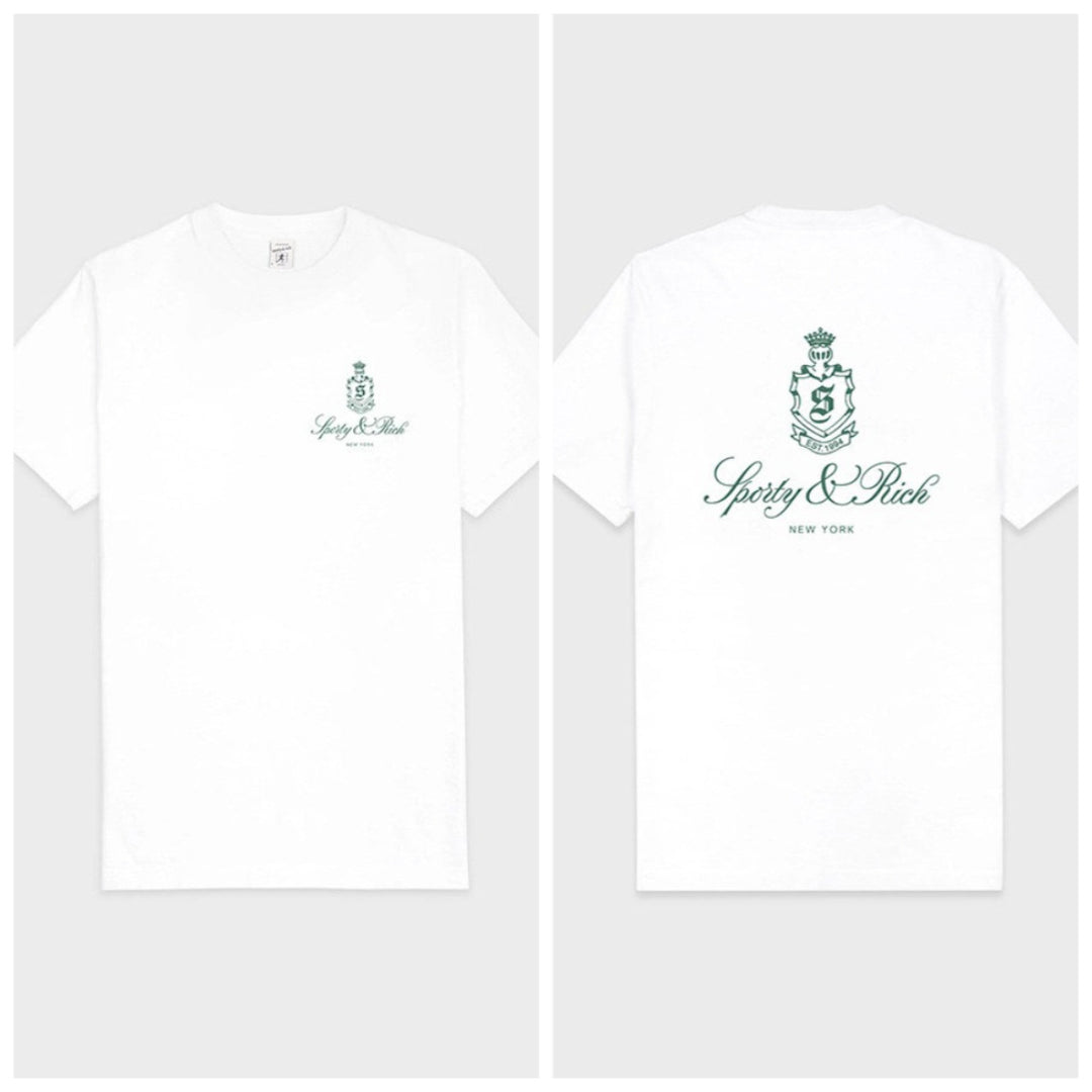 Sport&amp;rich Men T-shirt Brand Short Sleeve Print Tshirt
