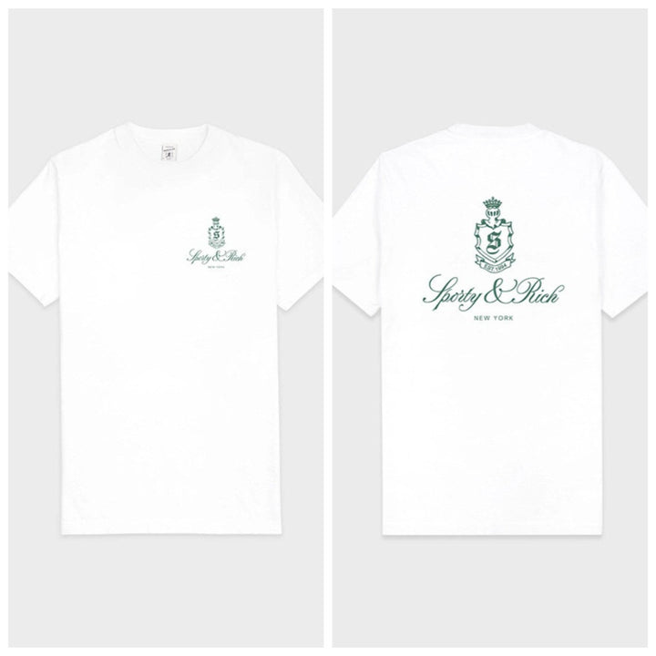 Sport&amp;rich Men T-shirt Brand Short Sleeve Print Tshirt