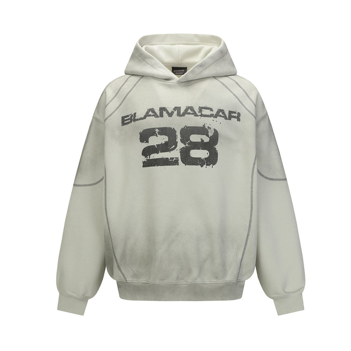 Wash dirty and dyed hoodies with water