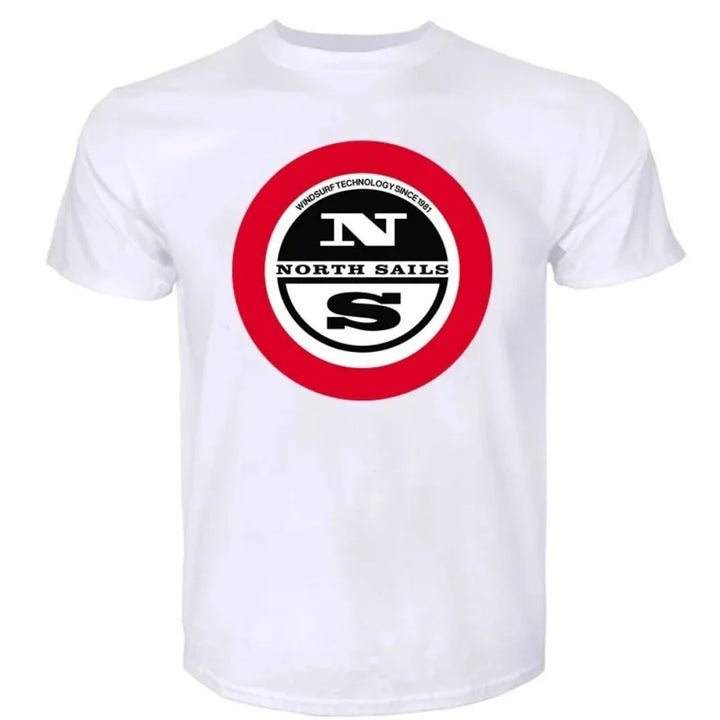 North Sails Men Women Tee Summer Cotton Tshirt Oversize