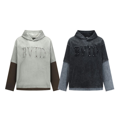 Fake two hoodies