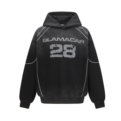 Wash dirty and dyed hoodies with water