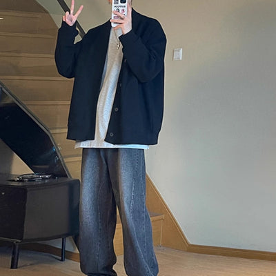 Men's spring and autumn hoodies with loose long sleeves