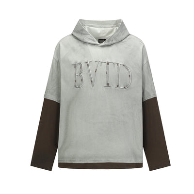 Fake two hoodies