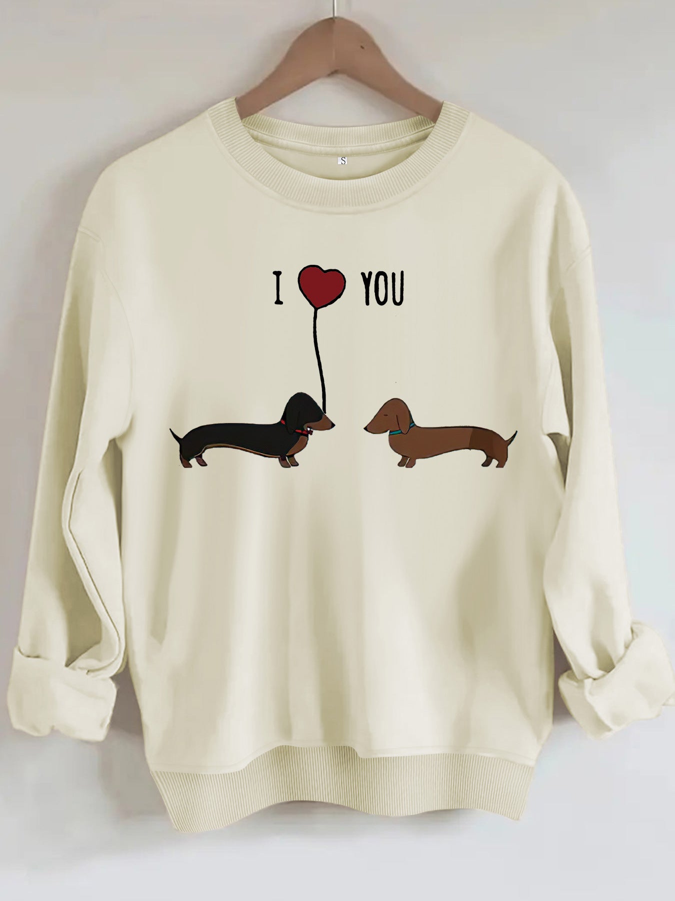 Two dog print hoodies
