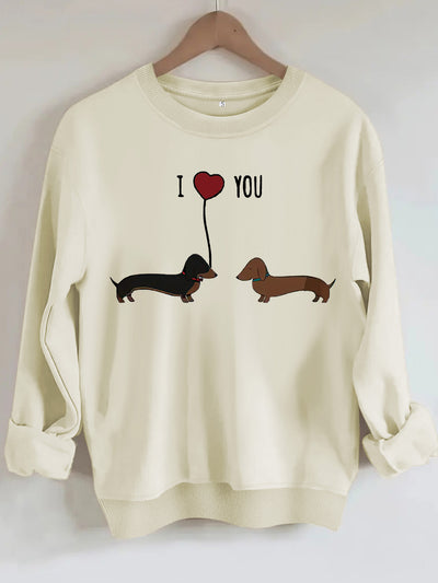Two dog print hoodies