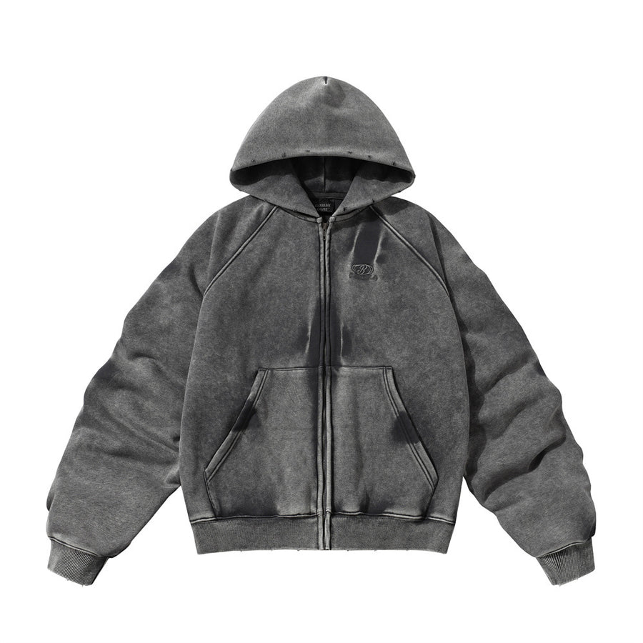 Wash water to make old hooded hoodies