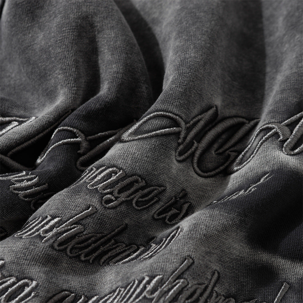 Wash water to make old hooded hoodies