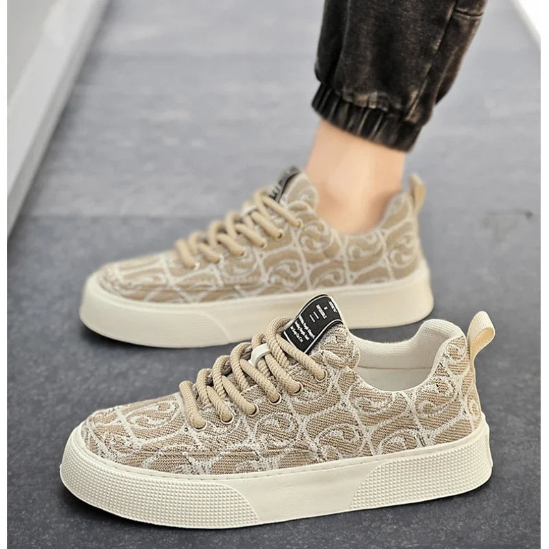 Graffiti prints black canvas sneakers mens vulcanized shoes man low top sneaker lace up trainer skateboard shoes men&