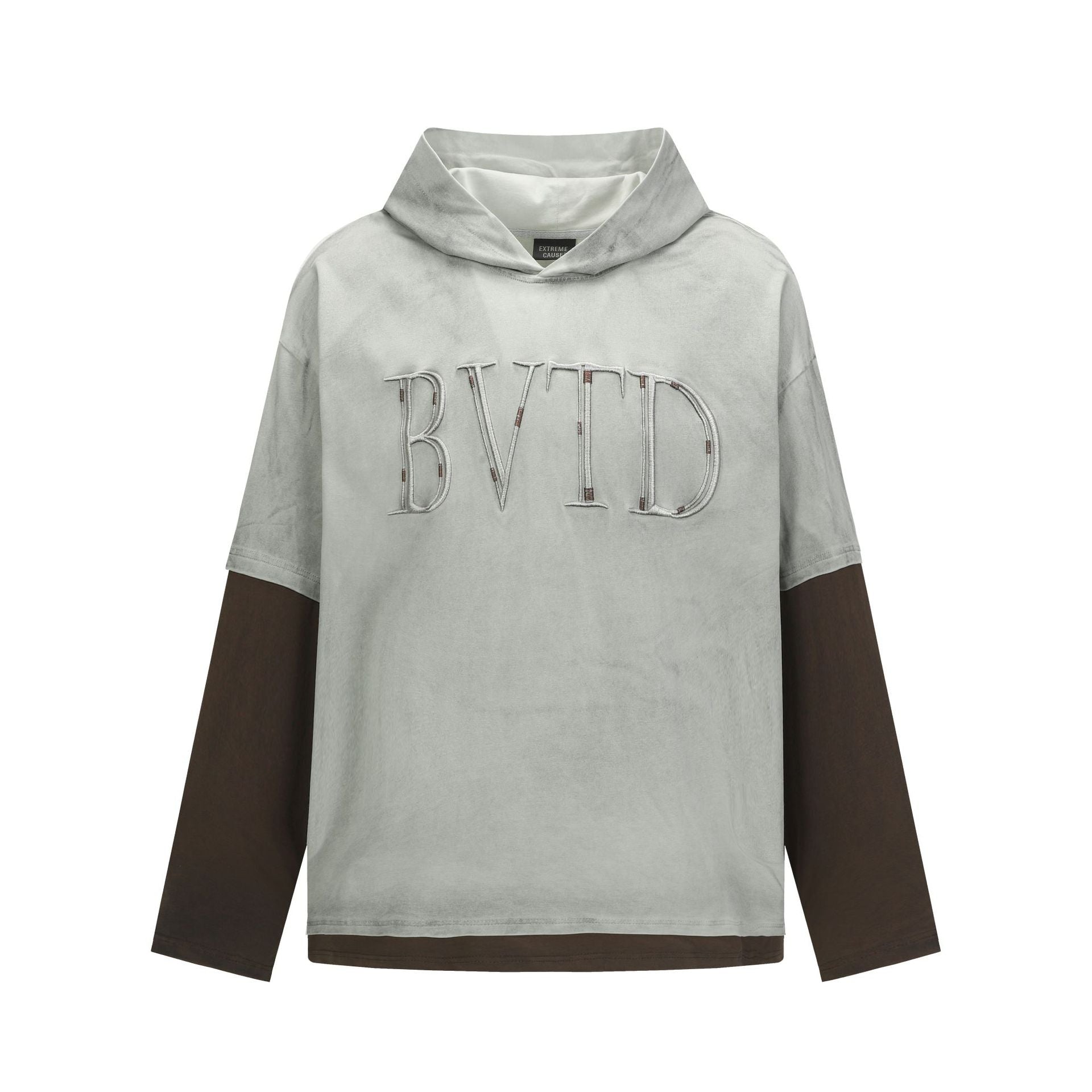 Fake two hoodies