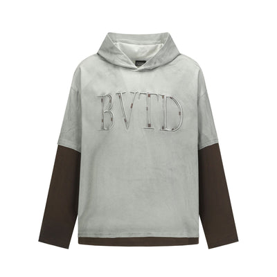 Fake two hoodies