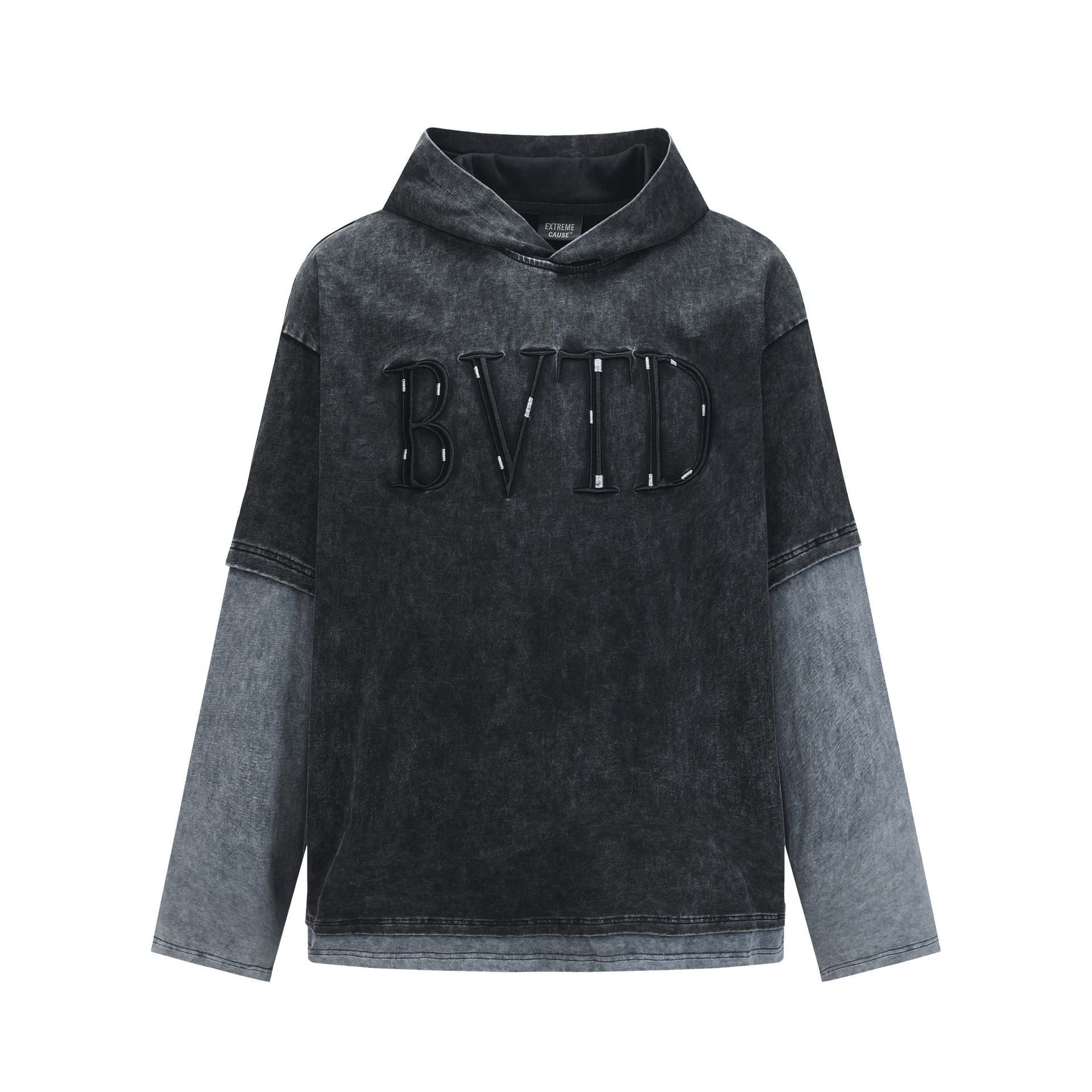 Fake two hoodies